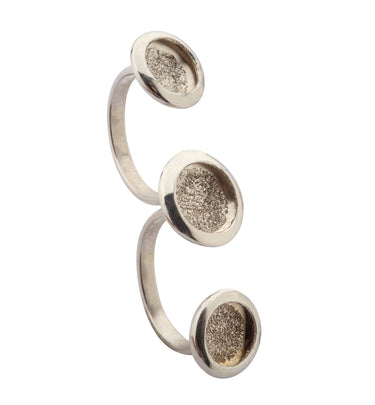 Anillo Cielo Estrellado Triple Plata
